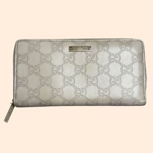 Gucci Guccissima Continental Zip Wallet